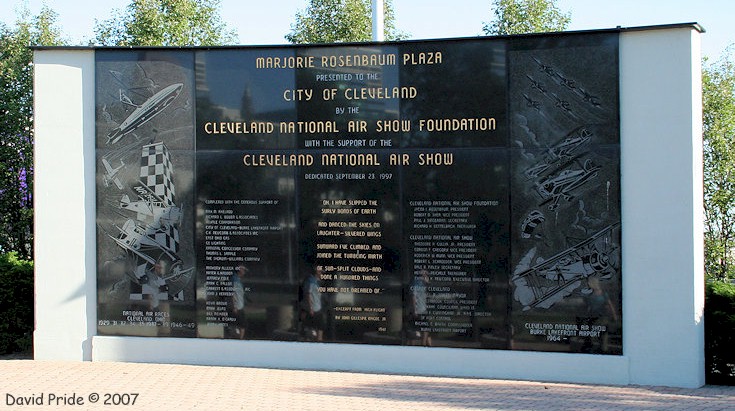 Cleveland National Air Show Monument