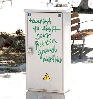 Dislike of Tourists