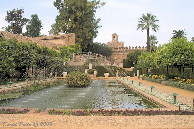 View of the Alcazar Gardens