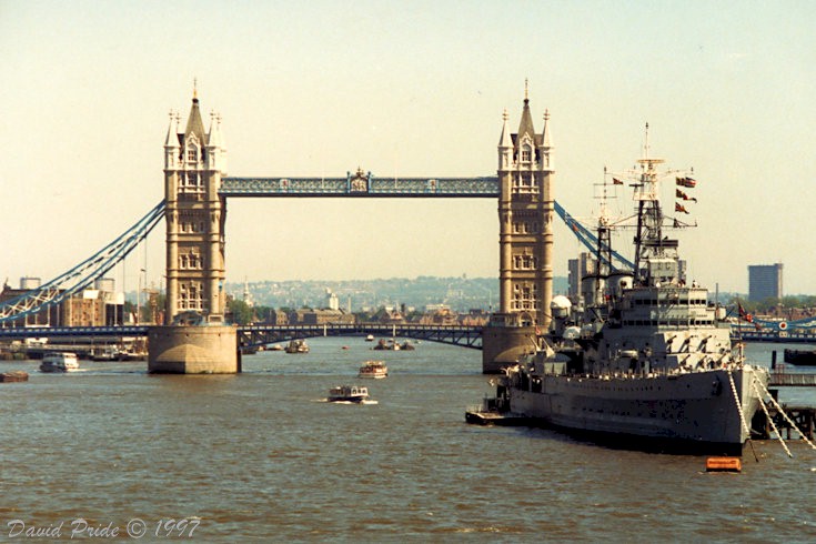 Tower Bridge  & HMS Belfast