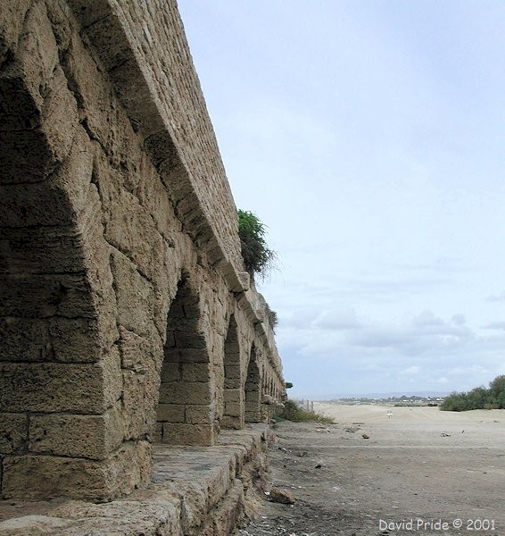 Aqueduct north of Caesarea