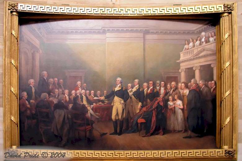 General George Washington Resigning His Commission