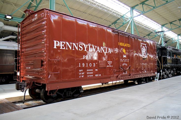 Pennsylvania Railroad X54 Boxcar No. 19103