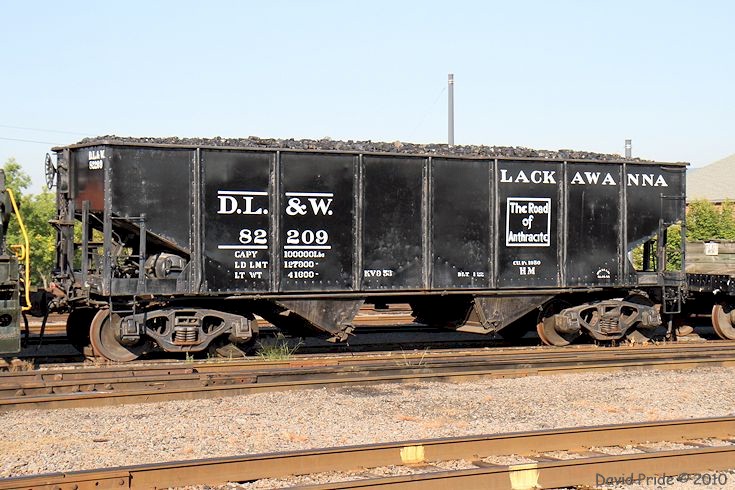 Delaware, Lackawanna and Western Railroad, Hopper Car No. 82209