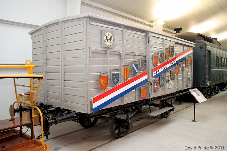 PLM Railway (France) Forty-and-eights boxcar - from Merci Train