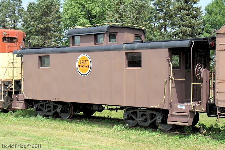 Chicago Great Western Railroad cupola caboose