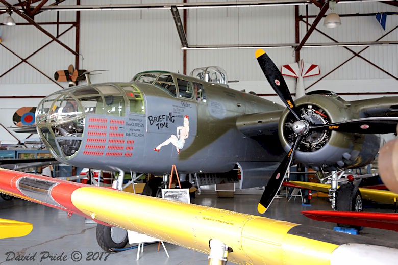 North American B-25J Mitchell Briefing Time